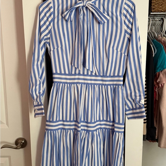 Dainty Jewells Blue and White Striped Dress